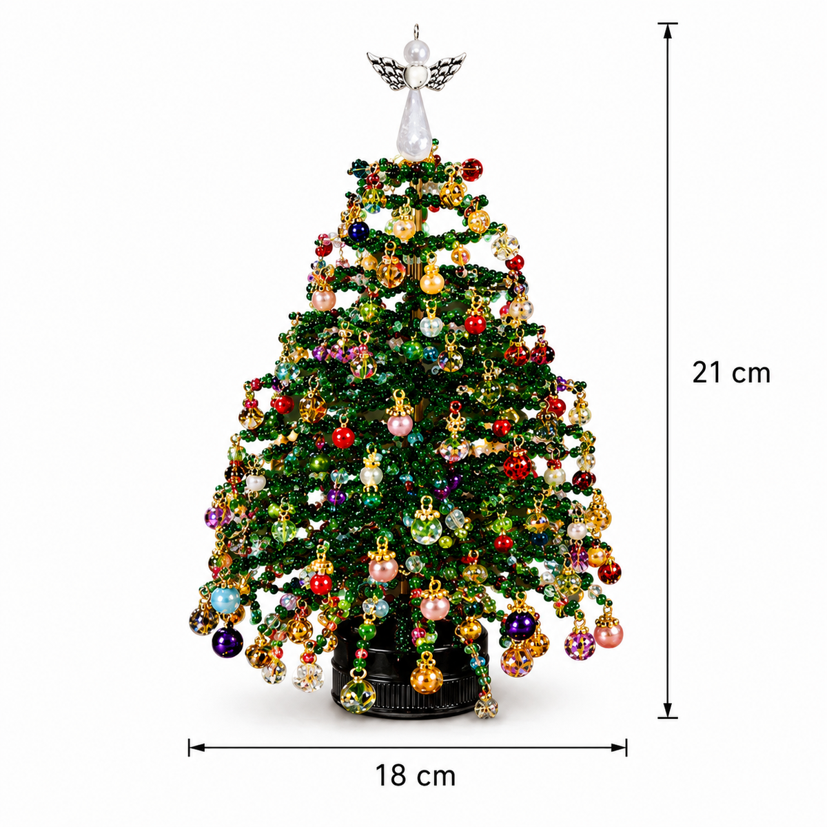✨ DIY Beaded Christmas Tree Kit – 🎅Create Your Own Sparkling Holiday Decoration