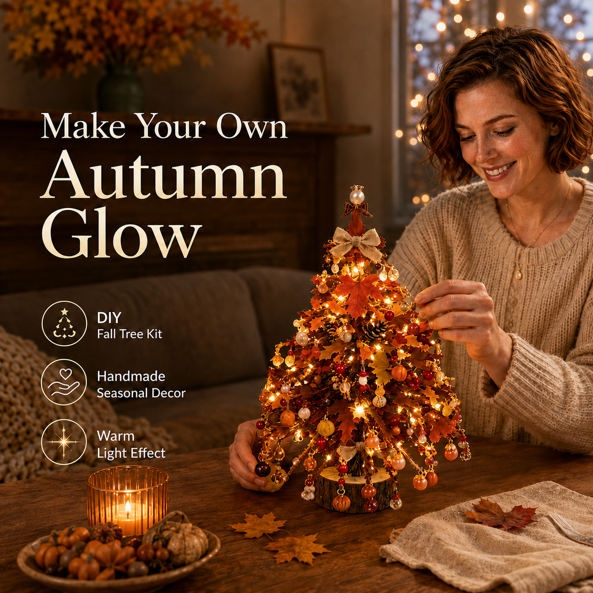 ✨ DIY Beaded Christmas Tree Kit – 🎅Create Your Own Sparkling Holiday Decoration