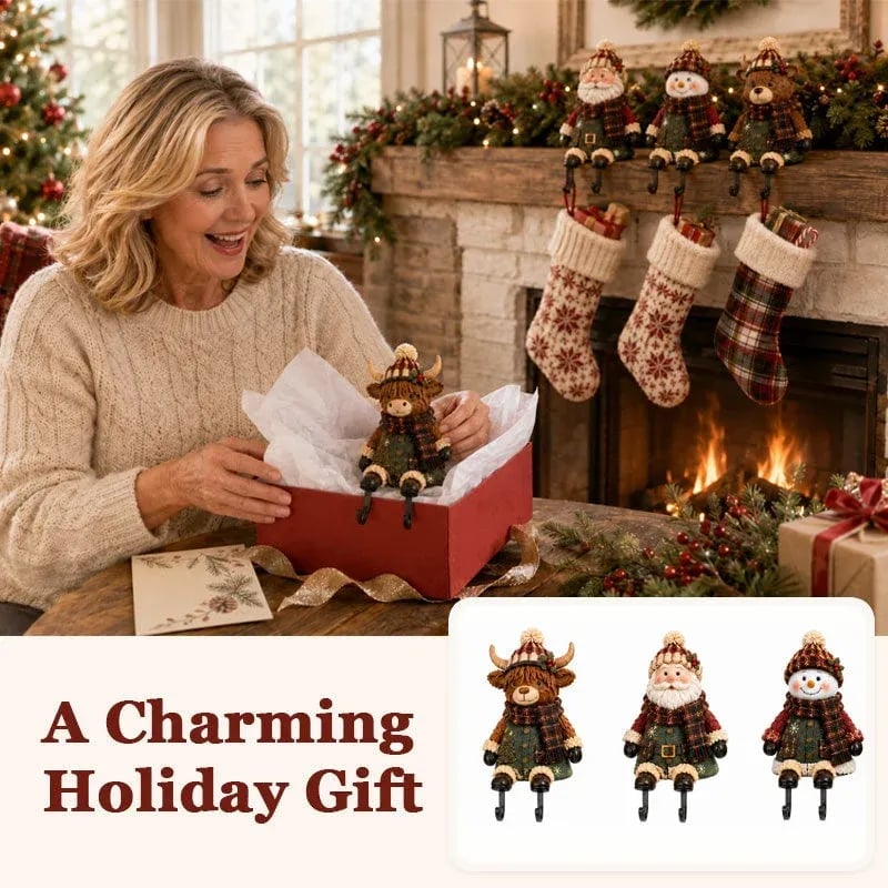 🔥HOT SALE🔥🎄🧦Christmas Character Stocking Holder Collection
