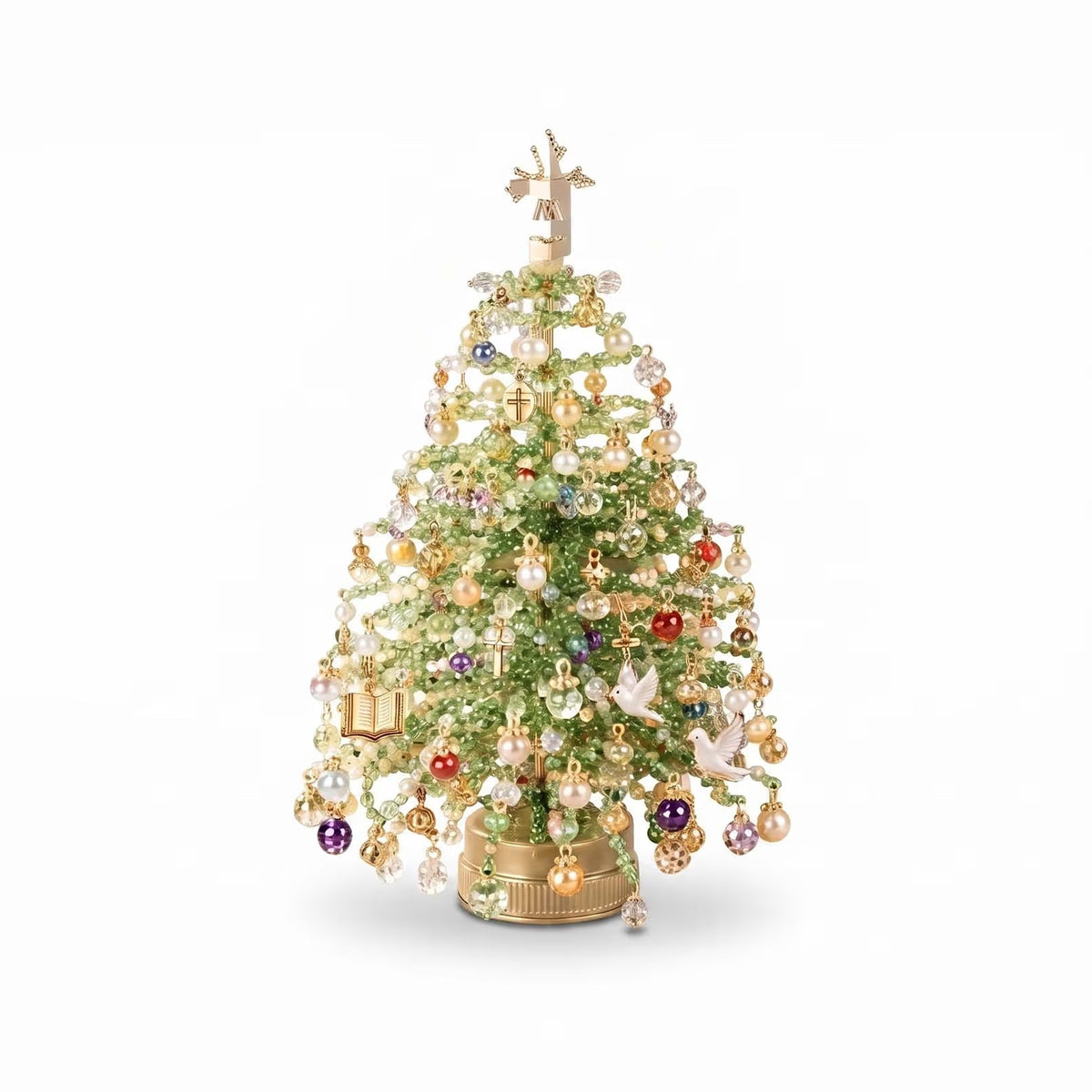 ✨ DIY Beaded Christmas Tree Kit – 🎅Create Your Own Sparkling Holiday Decoration
