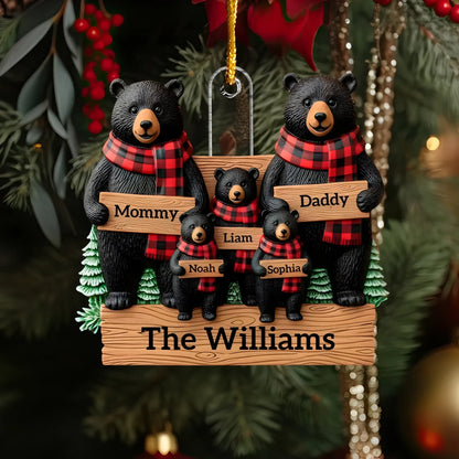 Festive Highland Cow Ornament