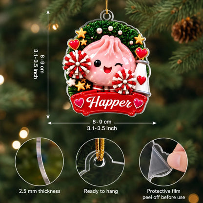 Winter Dumpling Christmas Ornament