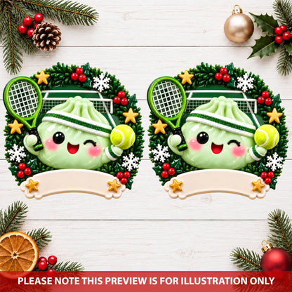 Winter Dumpling Christmas Ornament