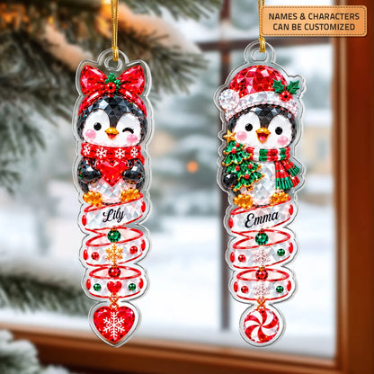 Penguin Winter Holiday Ornament