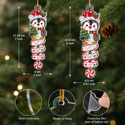 Penguin Winter Holiday Ornament