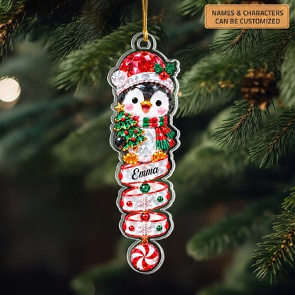 Penguin Winter Holiday Ornament