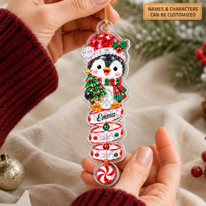 Penguin Winter Holiday Ornament