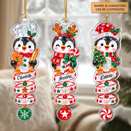 Penguin Winter Holiday Ornament