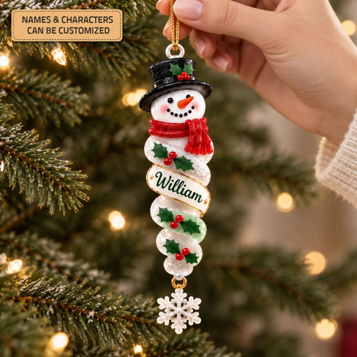 Holiday Horseshoe Ornament