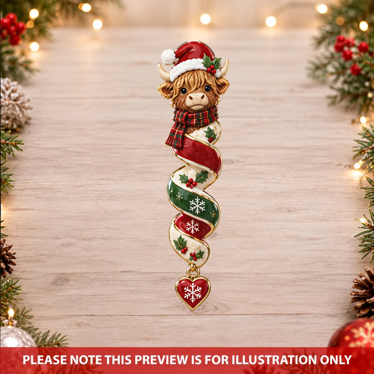 Festive Farm Truck Ornament Set