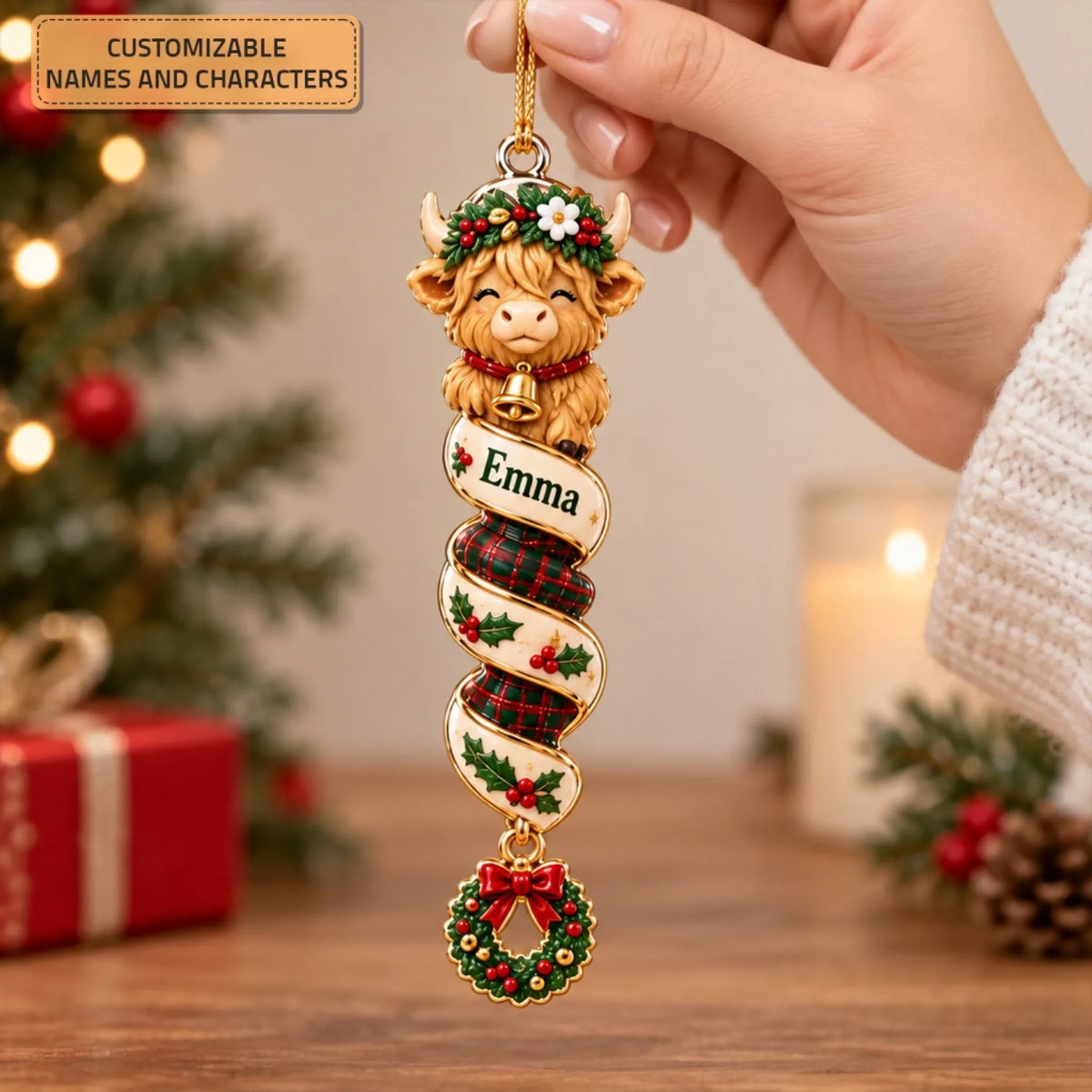 Festive Farm Truck Ornament Set