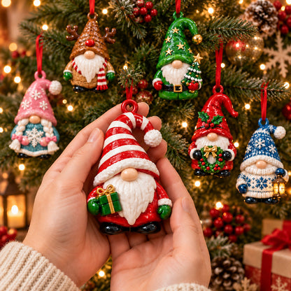 Christmas Gnome Ornament Collection