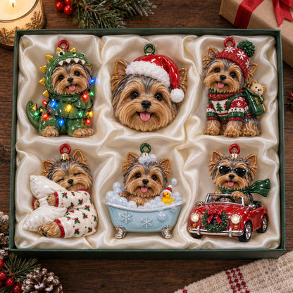 Christmas Puppy Ornament Gift Set