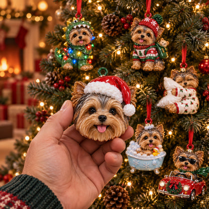 Christmas Puppy Ornament Gift Set