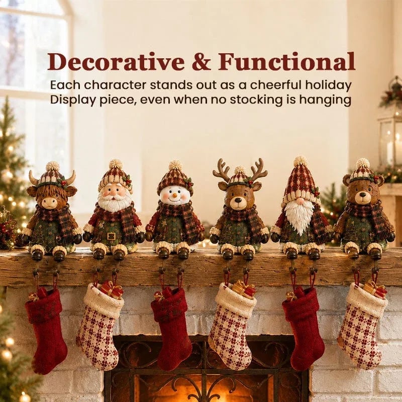🔥HOT SALE🔥🎄🧦Christmas Character Stocking Holder Collection